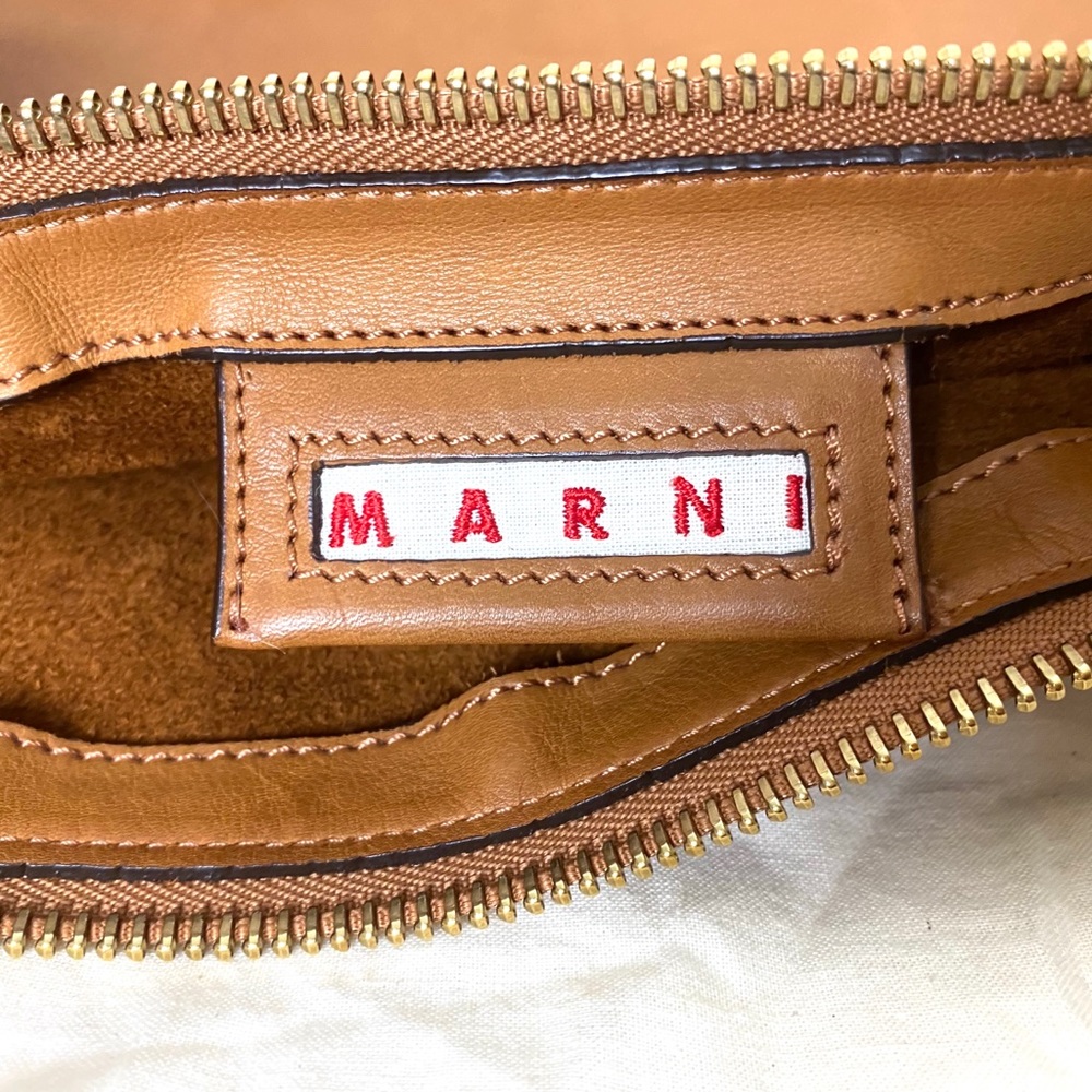 Marni Leather Shoulder Bag - Picture 9 of 12